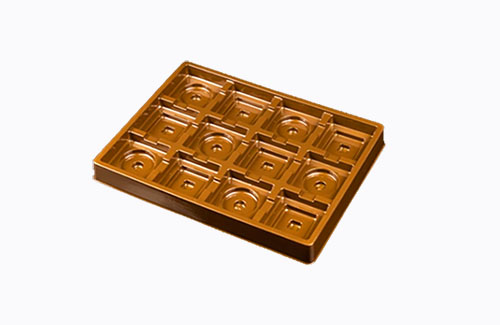 Customized colored PET trays for exceptional food packaging